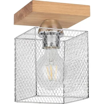 Žárovka Stropní svítidlo NORMAN WOOD 1xE27/25W/230V matný dub