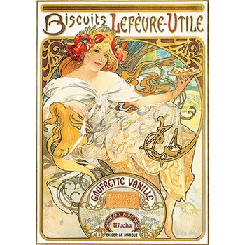 Dekorativní magnet Magnet Mucha Biscuits Lefévre