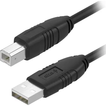Datový kabel AlzaPower LinkCore USB-A to USB-B 5m černý