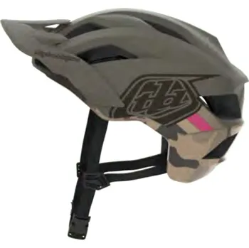 Cyklistická přilba Přilba Troy Lee Designs Flowline SE Mips badge tarmac oak XL-2X