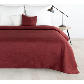 Přehoz na lůžko Přehoz na postel Boni 170 x 210 cm cihlový