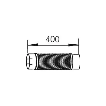 Výfuková trubka Vlnovec, výfukový systém HOBI 25731-K