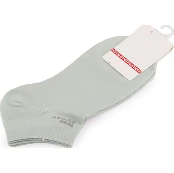 pracovní ponožka Dámské / dívčí bavlněné ponožky kotníkové Varianta: 6 zelenkavá, Balení: 1 pár