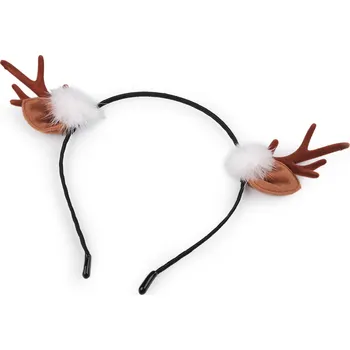 Vánoční dekorace Čelenka do vlasů vánoční / párty Varianta: 1 černá, Balení: 1 ks