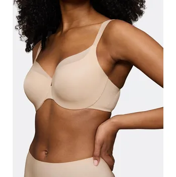 Podprsenka Dámská podprsenka BMU Illusion Curve W01 - BROWN ecru 00NZ - TRIUMPH NUDE BEIGE 90D