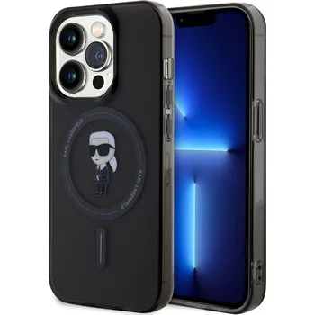 Pouzdro na mobilní telefon Karl Lagerfeld IML MagSafe iPhone 14 Pro Max Ikonik černá