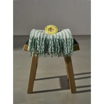 deka Sinsay - Deka s třásněmi - zelená - 909GJ-67X - 909GJ-67X-ONE