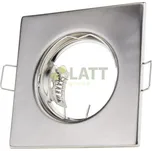 BERGE Pevná čtvercová objímka pro halogenovou žárovku s matným povrchem pro žárovky GU10 MR16