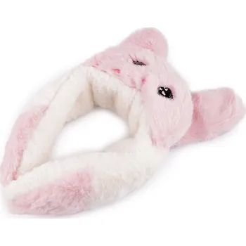 Vánoce Kožešinové klapky na uši s kšiltem Varianta: 1 krémová nejsvět., Balení: 1 ks