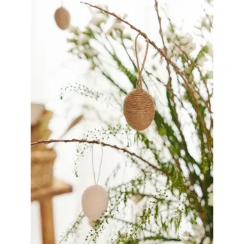 Velikonoční dekorace Sinsay - Sada velikonočních dekoračních vajíček ze šňůry 6 pack - vícebarevná - 307JH-MLC - 307JH-MLC-ONE