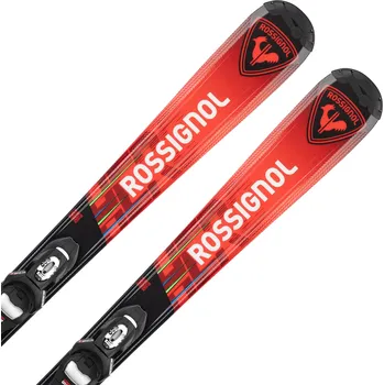 Lyžování Rossignol sjezdové lyže s vázáním HERO JR 100-140 KID-X + KID 4 GW B76 BLACK / RANJY02+FCKKK01 2025/2026 Černá 100 Dětské
