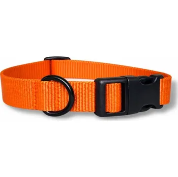 Obojek pro psa Popruhový obojek Basic - Neon oranžová Šířka: 1,5 cm, Velikost obojku: XXS
