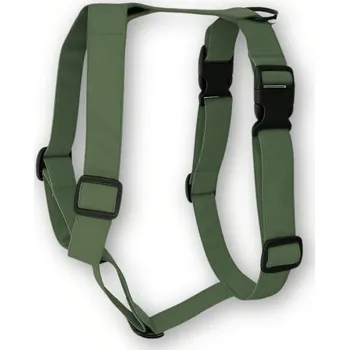 Postroj pro psa Nastavitelný postroj Active - Khaki Šířka: 2 cm, Velikost: S