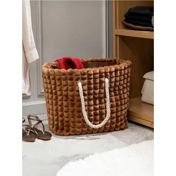 Úložný box Sinsay - Prošívaný úložný koš s uchy - béžová - 014GO-80X - 014GO-80X-ONE