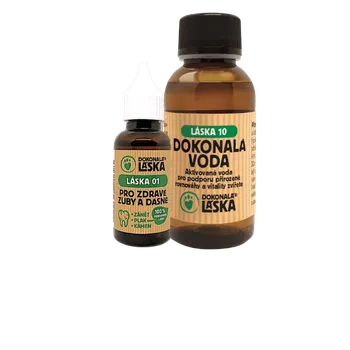 Dokonalá Láska Zvýhodněný balíček LÁSKA 01 + LÁSKA 10 - ZUBY A DÁSNĚ - Péče a ochrana proti bakteriím