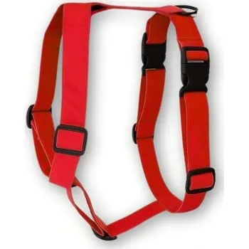 Postroj pro psa Nastavitelný postroj Active - Červená Šířka: 2 cm, Velikost: XS
