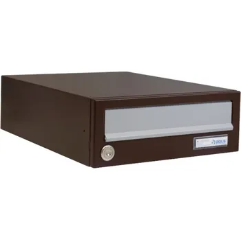 Poštovní schránka Poštovní schránka B-01 - lakovaná RAL 8017 + stříbrná sklapka