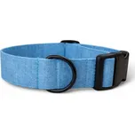 Softshellový obojek Active - Jeans nebesky modrý Šířka: 4 cm, Velikost obojku: L