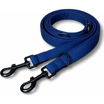 Vodítko pro psa Přepínací vodítko Active - Tmavě modrá Šířka: 2 cm, Délka: 3 m, Karabina: 81 mm - černá - střední pes