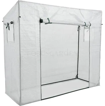 Fóliovník Zahradní fóliovník na rajčata 2 x 8 x 1,7 m bílý