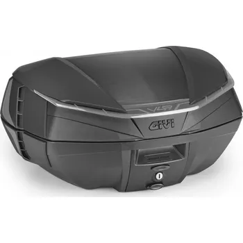 Zavazadlo na motocykl GIVI V49NB AIR kufr černý (Monokey) s čirou optikou a černým víkem, objem 49 ltr., černá "křidélka"