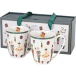 Sada dvou porcelánových hrnků Christmas Nutcracker