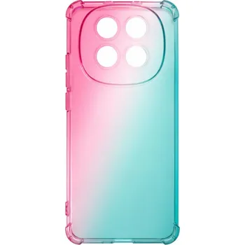 Pouzdro na mobilní telefon Kryt Xiaomi Redmi Note 15 5G Shock duhový mentolovo-růžový (obal neboli pouzdro na Xiaomi Redmi Note 15 5G)