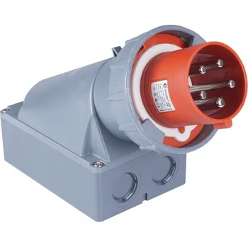 Elektrická zásuvka TP Electric 3134-312-1600 Nástěnná přívodka 5x63A / IP67 (TP Electric 3134-312-1600)