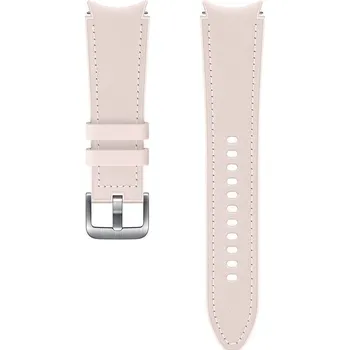 Příslušenství k chytrým hodinkám ET-SHR89LPE Samsung Galaxy Watch 4/4 Classic Kožený Řemínek M/L Pink (Pošk. Balení)