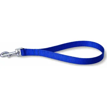 Vodítko pro psa Poutkové vodítko Basic - Modrá Šířka: 2,5 cm, Karabina: 82 mm - chrom - střední pes