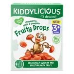 Kiddylicious Ovocné želé bonbónky Jahoda, jablko a dýně 64 g