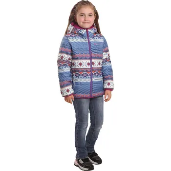 Dívčí bunda Dětská oboustranná bunda Alpine Pro MICHRO - fialová / 164/170