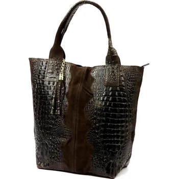 Dámská kabelka Luka 26-026 tmavě hnědá + doprava zdarma