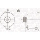 MAGNETI MARELLI Generátor 063731409010