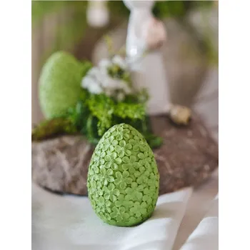 Velikonoční dekorace Sinsay - Sada dekoračních velikonočních vajíček s květinovým vzorem 2 pack - zelená - 198JH-77X - 198JH-77X-ONE