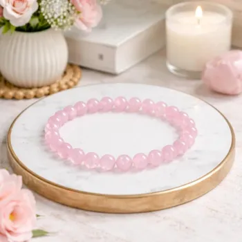 Náramek kuličky Růženín - energie lásky a harmonie