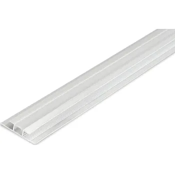 Stavební profil Rocko hliníkový T LED profil Stříbrný T LED 4.5 x 2800 mm