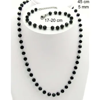 Souprava šperků Ocelový náhrdelník + náramek 23978200