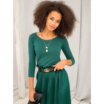 Dámská košile Halenka RV BZ 4690.68 tmavě zelená XL