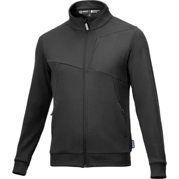 Pánská mikina Sparco Grit mikina na zip, barva: šedá, velikost: L