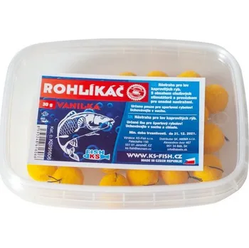 Návnadová surovina KS Fish Rohlíkáč 30g vanilka