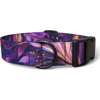 Obojek pro psa Softshellový obojek Active - Purpurová fantazie Šířka: 2 cm, Velikost obojku: S