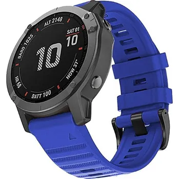 Příslušenství k chytrým hodinkám RhinoTech pro Garmin QuickFit silikonový outdoor 22mm (RTSS-016-DB) modrý