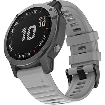 RhinoTech pro Garmin QuickFit silikonový outdoor 26mm (RTSS-022-GY) šedý