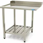 Maxima Stůl na mytí nádobí se zadní deskou - 90 x 75 cm - levý | 09201036