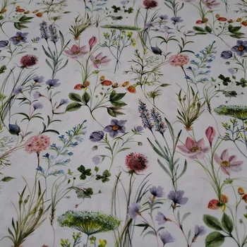 Pro útulný domov bavlněná látka ROZKVETLÁ LOUKA