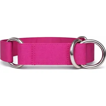 Obojek pro psa Softshellový obojek Martingale - Fuchsiová Šířka: 3 cm, Velikost obojku: L