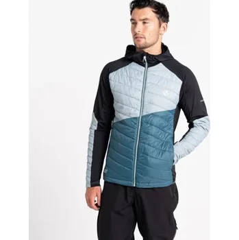 Pánská mikina Dare2b Pánská mikina Gendarme Wool Hybrid DMN426 slate/green Velikost: L