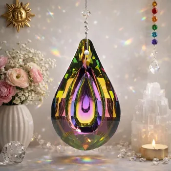 Feng Shui závěsný krystal- Vícebarevný