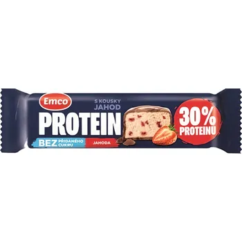 Emco Proteinová tyčinka jahodová 50g